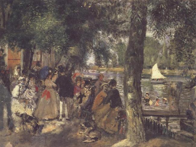 Pierre Renoir La Grenouilliere oil painting picture